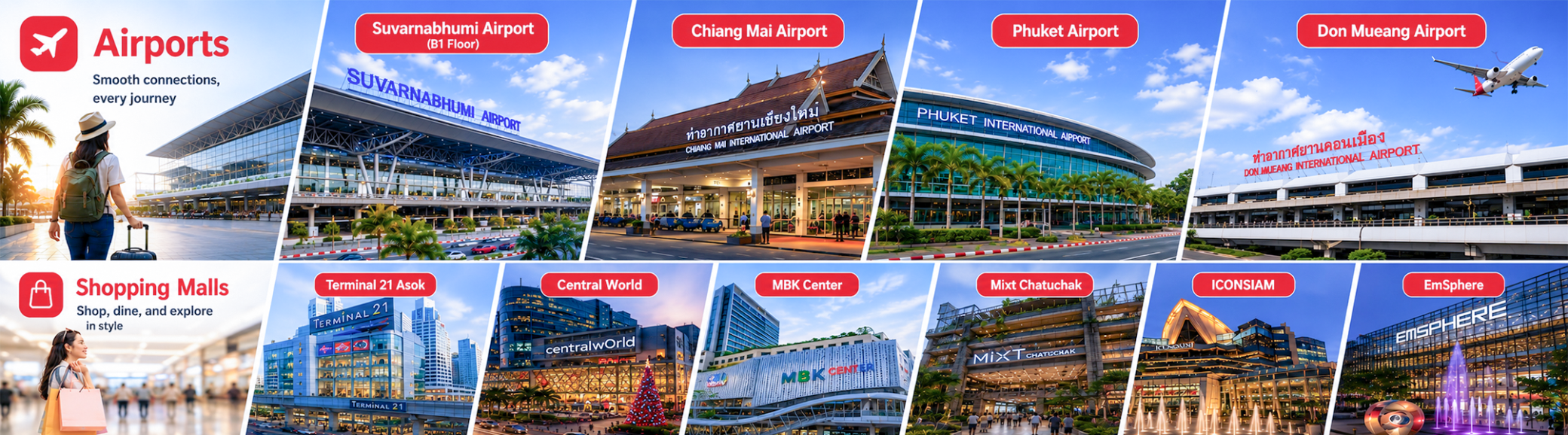 SAMURAI WiFi — Thailand airports & shopping malls service points