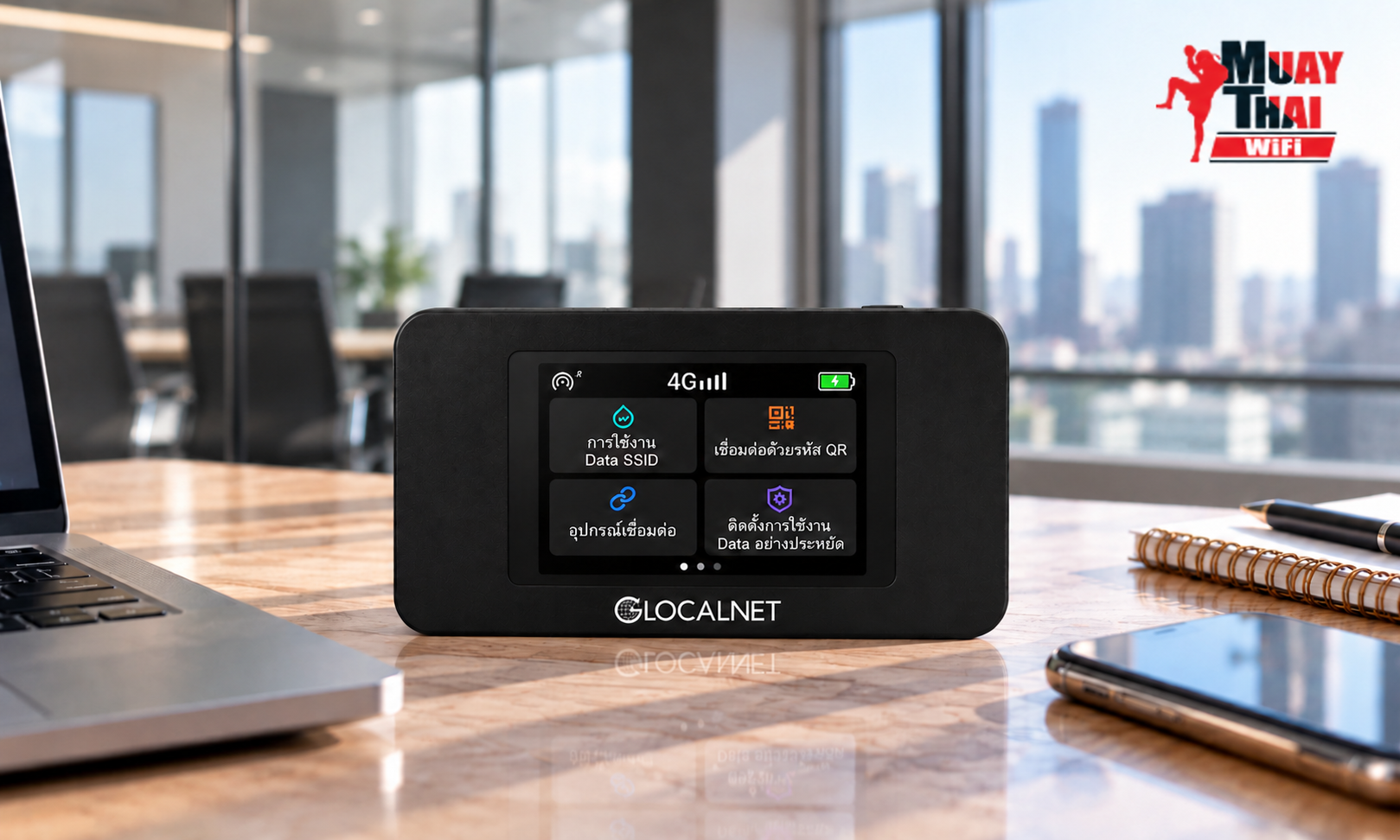 Pocket WiFi 4G สำหรับองค์กร เช่าใช้งานในประเทศไทย