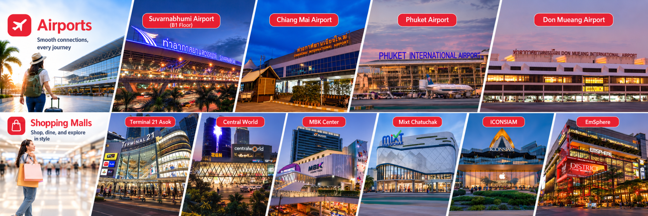 SAMURAI WiFi — Thailand airports & shopping malls service points